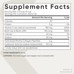 Keto certified non GMO marine collagen powder container angled view