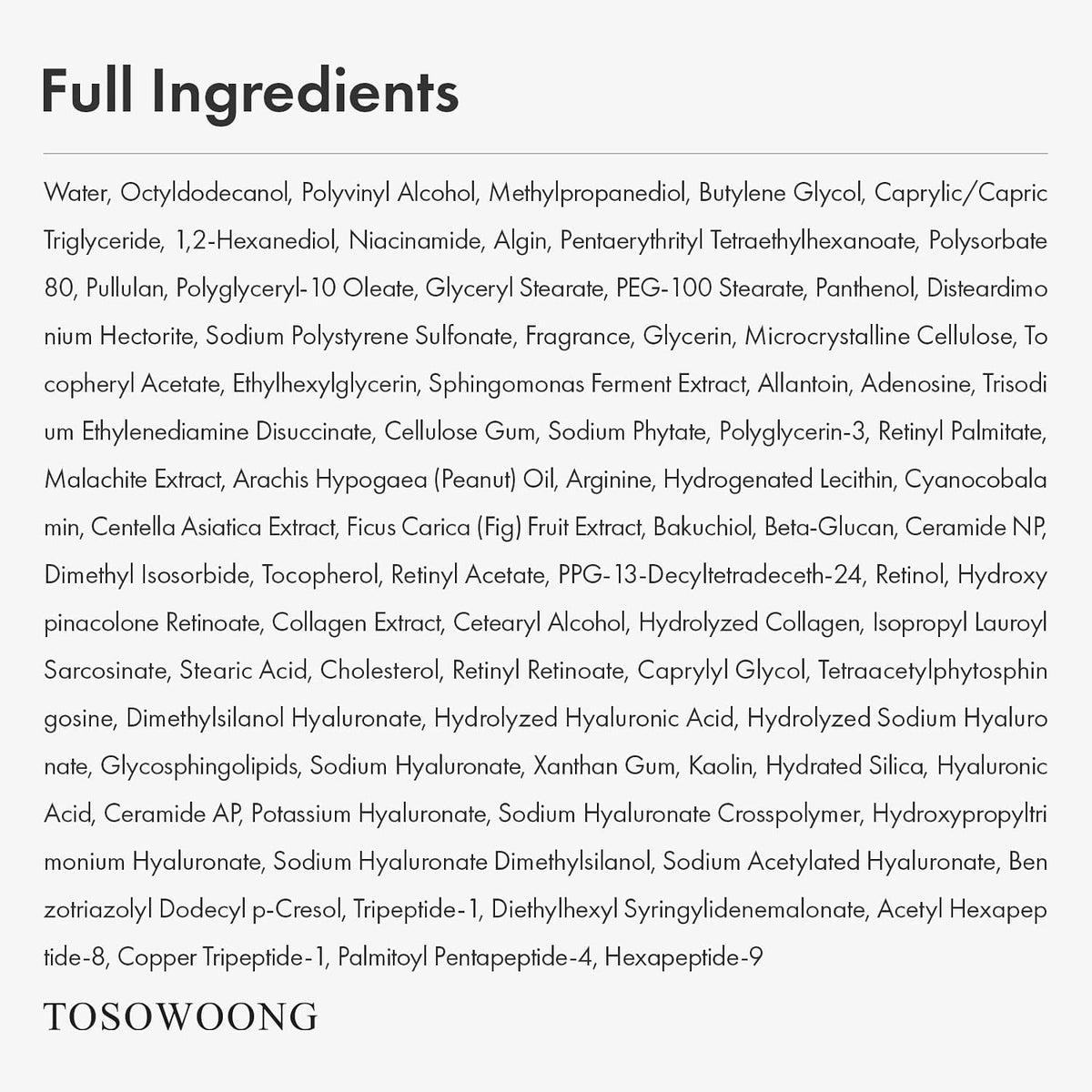 Peeling off the hyaluronic acid and bakuchiol mask for firm skin