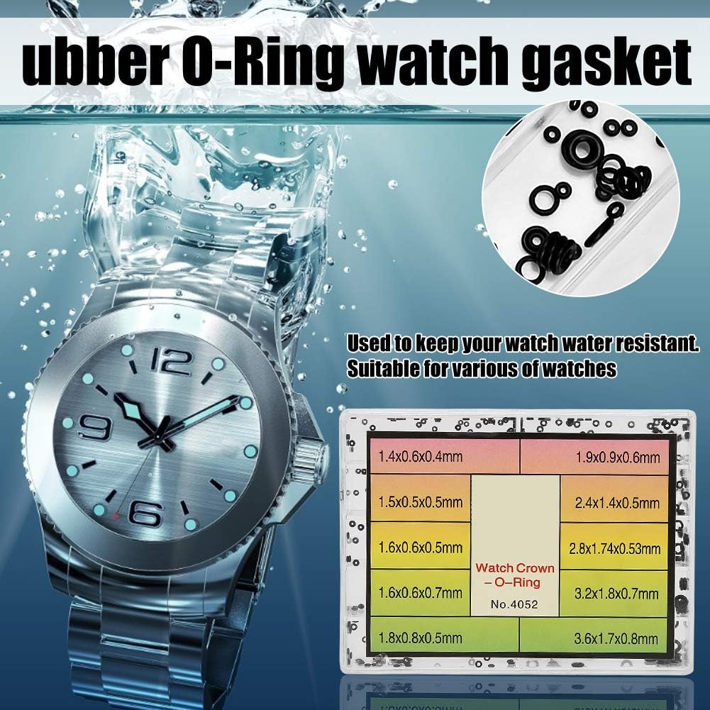 Simlug rubber watch waterproof seals in 10-grid box