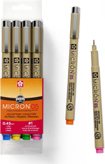 Sakura Pigma Micron 05 pen set front view packaging