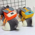 Waterproof breathable pet self carrier bag with front pocket close up
