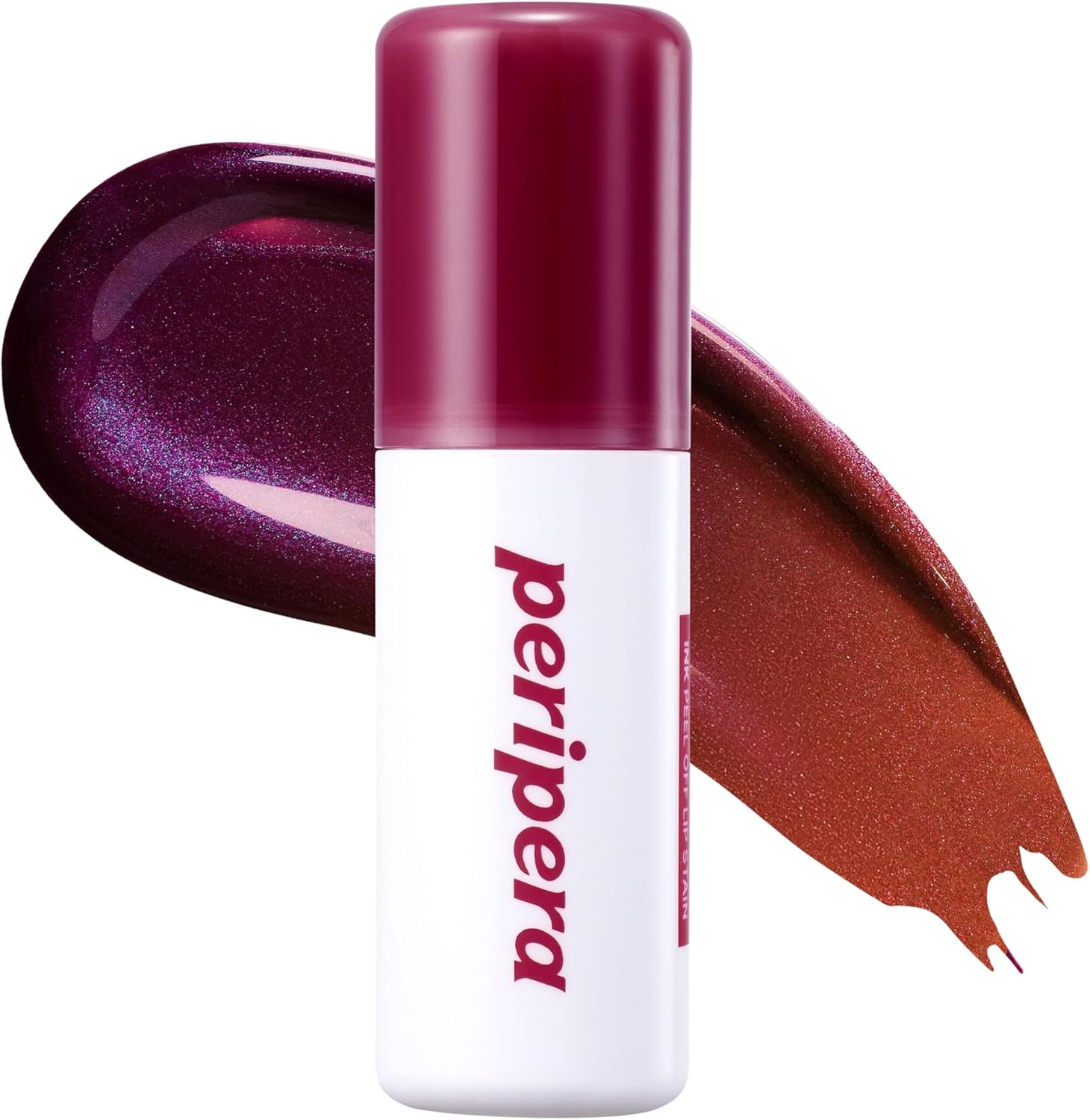 Peripera Ink Peel Off Lip Stain 01 Black Cherry front view packaging