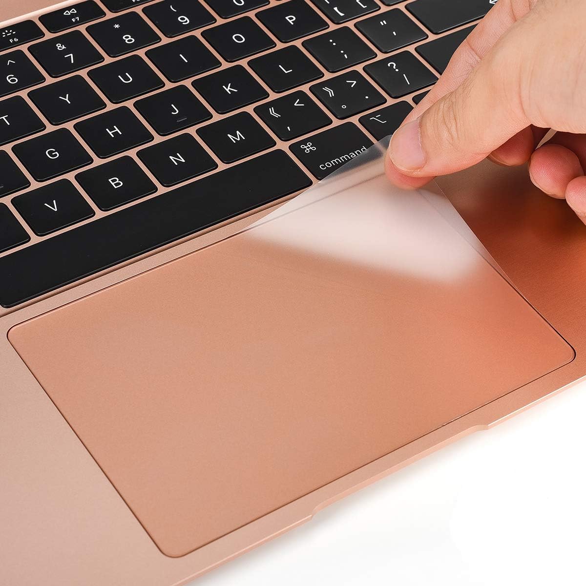 ImComor trackpad protector clear front view on a laptop