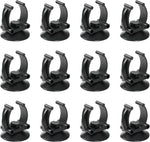AQUANEAT 12 Pack Aquarium Suction Cups with Clip Black,for 1" Standard Aquarium Heater, Tubing Hose, Plant Fish Tank - Image 9