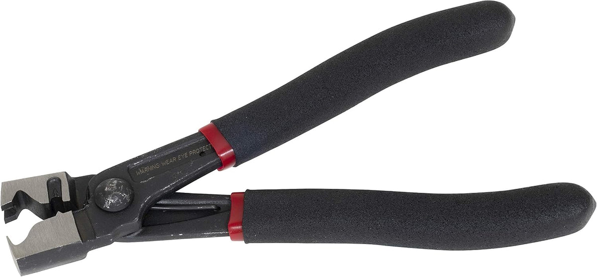 Close up of swappable tips on Lisle hose clamp plier