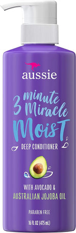 Aussie 3 Minute Miracle Moist Deep Conditioning Treatment, 16 fl oz - Image 1