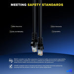 Maximm Ethernet cable RJ45 snagless boot close up