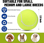 Magicorange 2.5 inch floatable squeaky dog balls pile