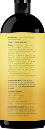 Micro Ingredients hair and skin oil application lifestyle shot