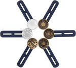 Luxiv clothing comfort extender buttons in various patterns