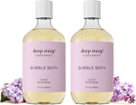 Deep Steep bubble bath front view bottle packaging