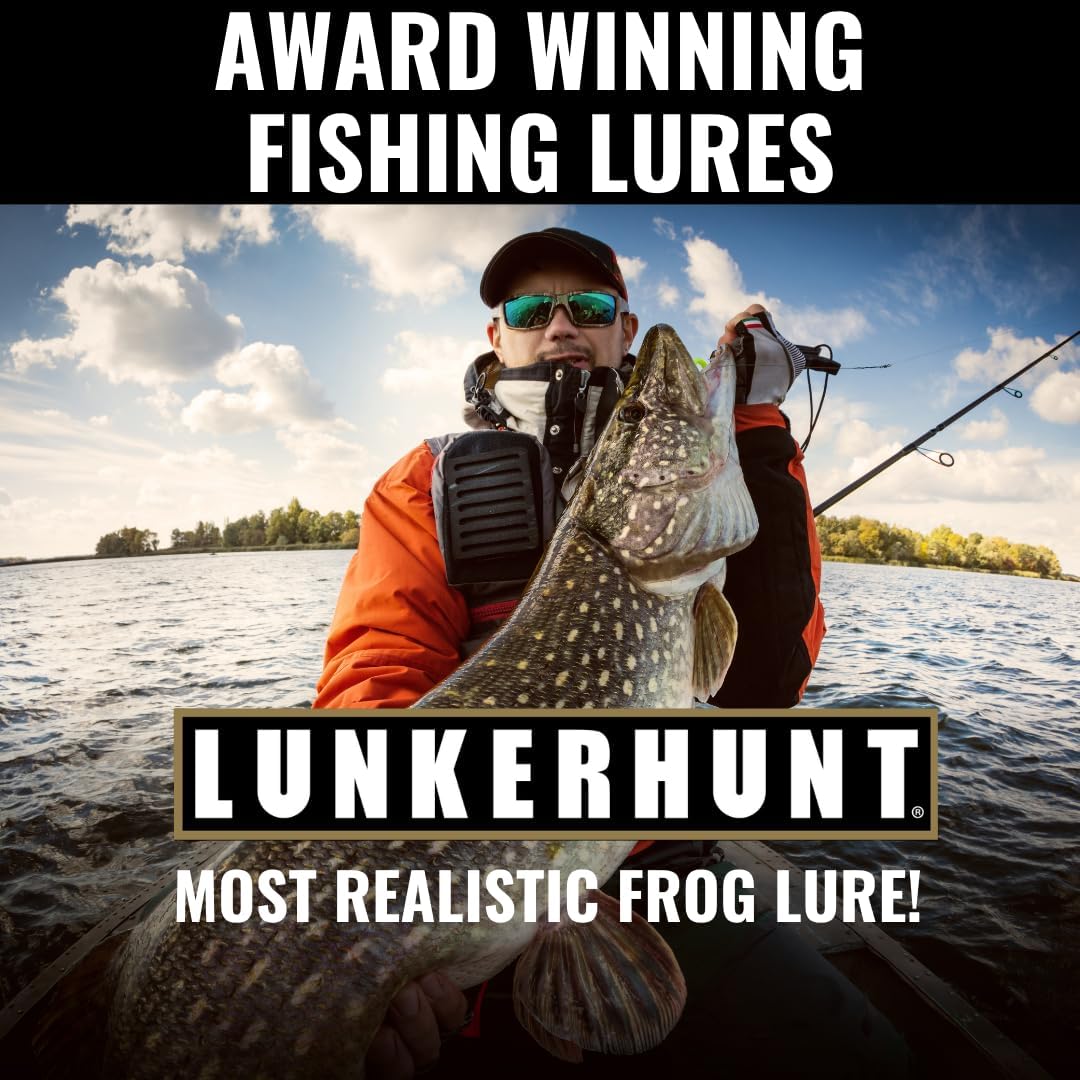 Lunkerhunt Lunker Frog soft hollow body design close-up
