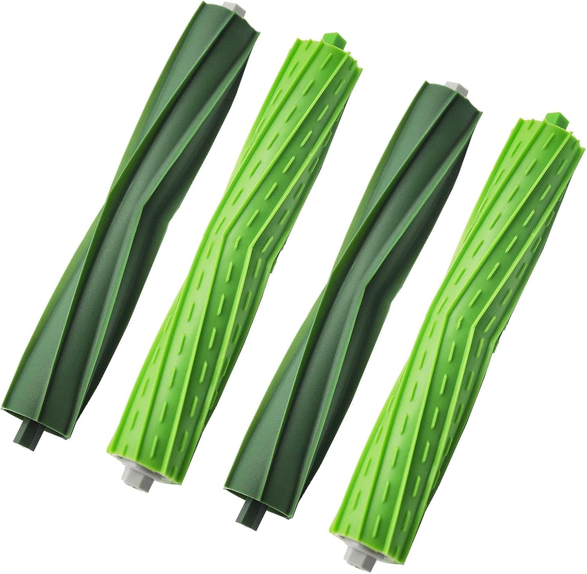 Heqxwl replacement rubber roller brushes front view