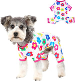 Dog Pajamas Spring Summer Dog Clothes for Small Medium Dogs Girl Boy Cute Soft Puppy Pjs Clothes Doggie Onesies Cat Pet Jammies Outfit (Blue Dinosaur, X-Small) - Image 9