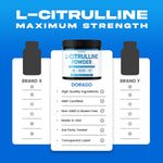 L Citrulline 3000mg Supplement (240 Count) - Support L Arginine & Nitric Oxide Pills - L Citrulline Powder (3g) - Arginine & Nitric Oxide Booster Powder for Stamina & Endurance - Vegan & USA Made - Image 9