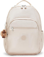 Kipling womens Seoul Go XL Backpack, Padded, Adustable Backpack Straps, Zip Closure, black tonal, One Size - Image 15