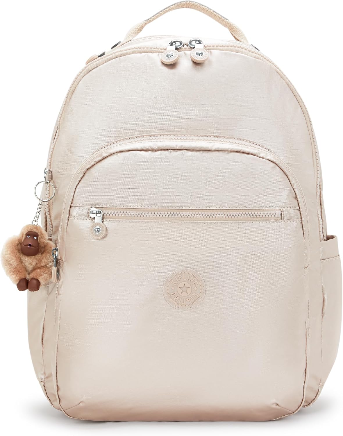 Kipling womens Seoul Go XL Backpack, Padded, Adustable Backpack Straps, Zip Closure, black tonal, One Size - Image 15