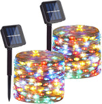 2 Pack Solar Copper Wire String Lights, 66 Ft 200 LEDs Warm White Outdoor | IP65 Waterproof, 8 Lighting Modes, Auto Dusk-to-Dawn, 10-12 Hour Runtime, Garden Patio Yard - Image 10