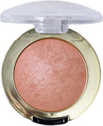 Milani Baked Powder Blush open compact showing shimmery Luminoso peach shade