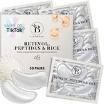 BLOOMORA Rose Under Eye Patches (30 Pairs) - Under Eye Mask for Appearance of Dark Circles - For Puffy Eyes Smoothing - Skincare Mask - Image 10