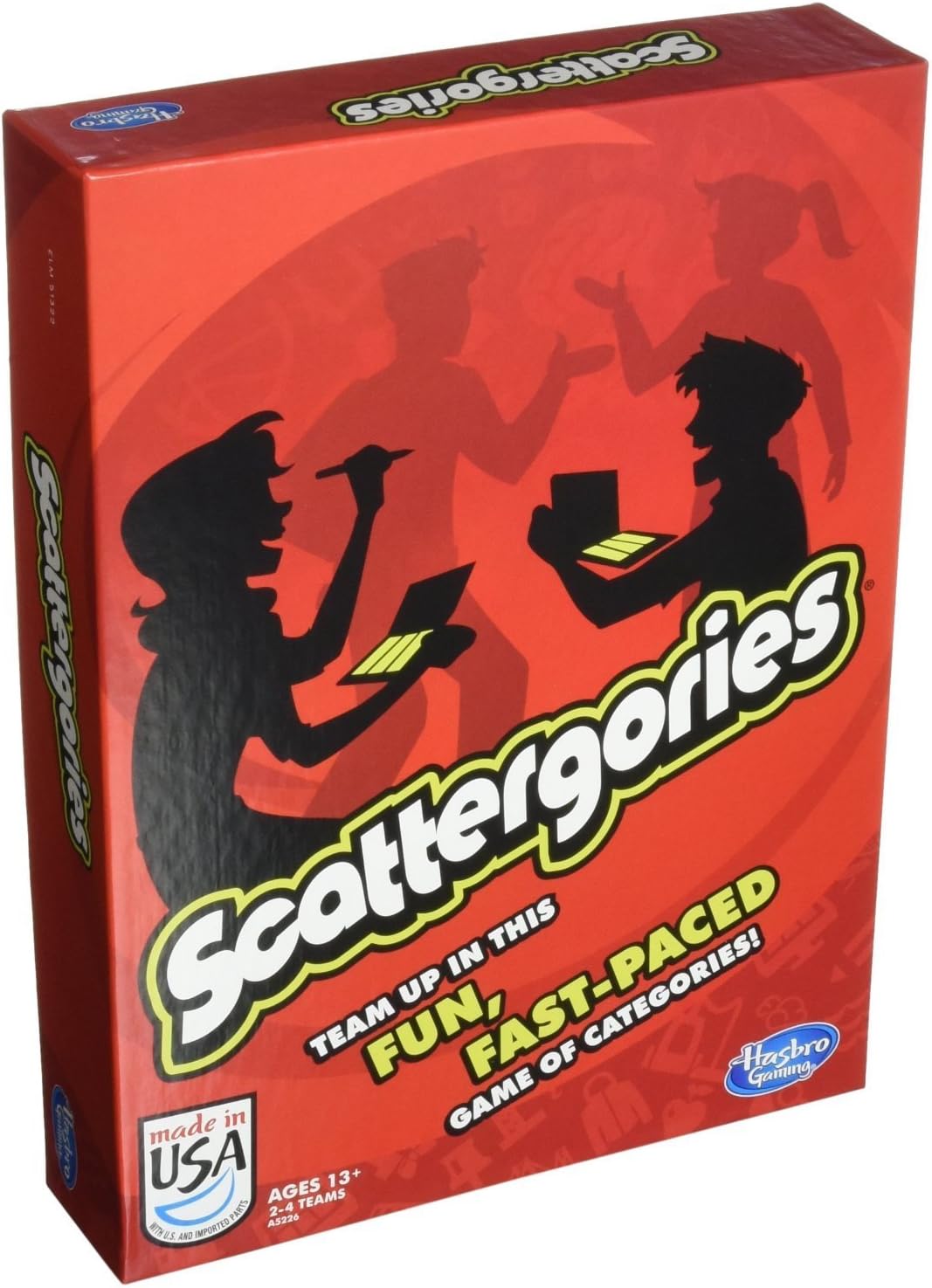 Hasbro Gaming Scattergories Board Game, Game of Categories, Family Board Games for Adults and Teens, Fun Party Games for 2 to 4 Teams, Word Games, Ages 13+ - Image 1