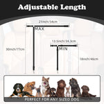 Bwogue pet travel safety lead attached to car headrest