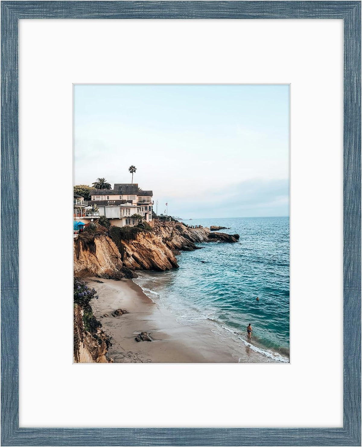 Frametory 9x12 Frame with Mat for 6x8, Real Glass, White | Display 6x8 Picture with Mat or 9x12 Photo Without Mat, Shatter-Resistant Glass, Pre-Installed Wall Mounting Hardware - Image 11