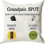 ONFAON Christmas Decorations - Christmas Pillow Covers 18x18 Set of 4, Holiday Christmas Decor Home Sofa Couch Cushion Indoor Decorations - Image 10