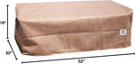 Duck Covers Elite waterproof outdoor cover showing secure attachment strap system
