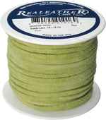 Realeather suede lace spool ready for crafting projects