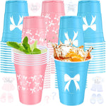 Jingmore coquette bow party cups front view