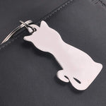 Elechobby Cat Keychain attached to a handbag zipper as a decorative bag charm