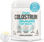 Orgain Bovine Colostrum Powder front view packaging