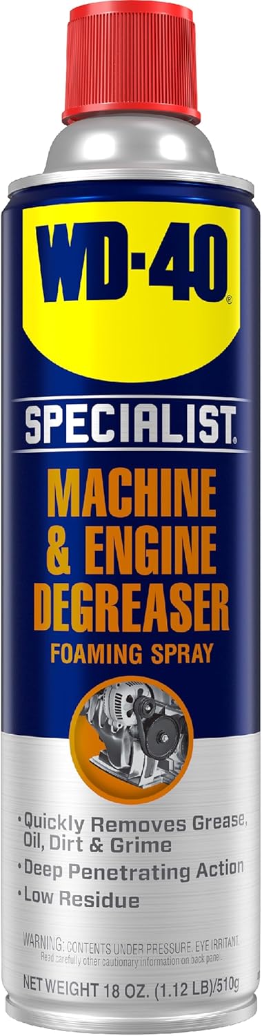 WD-40 Specialist Machine and Engine Degreaser Foaming Spray 18 Ounce front view