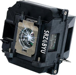 SRZOBYU replacement projector lamp bulb front view showing integrated housing unit
