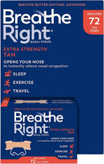 Breathe Right nasal strips front view packaging