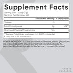 Sports Research USA imported premium fitness nutrition powder container side view