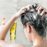 Desert Essence hair care product side angle view