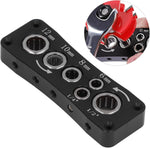 Tyenaza portable router bit tray top down perspective