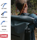 Chums silicone strap color gradient and texture close up