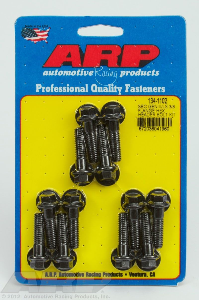 ARP black header bolts package components automotive engine parts