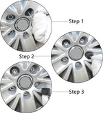 Auto-Plaza 17mm ABS plastic hexagonal bolt caps set