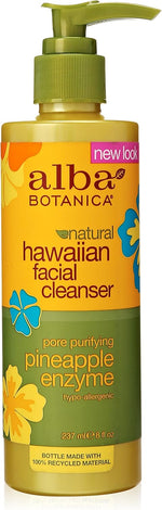 Alba Botanica Pineapple Enzyme Facial Cleanser front view bottle