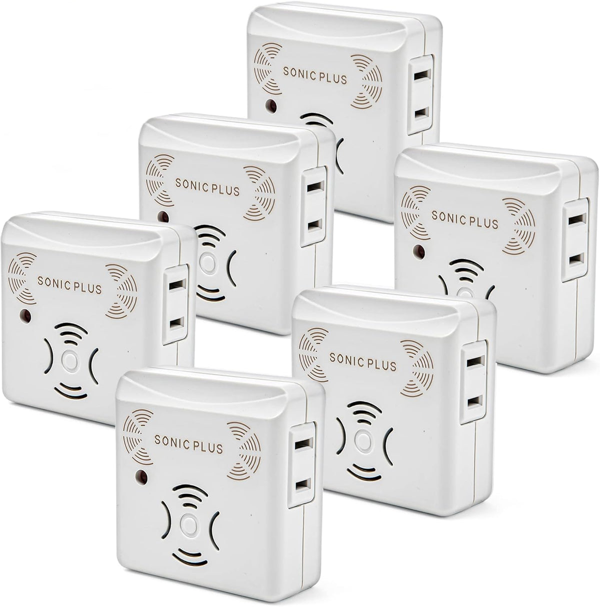 Riddex Sonic Plus Ultrasonic Pest Repeller front view showing side outlet