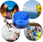 Qiilu emergency alarm flashing light dome close up