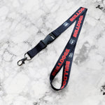 Desert Cactus UGA Dawgs lanyard showing double-sided team graphics