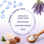 Bloomora foot peel mask active ingredients highlight