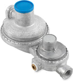 Camco Horizontal Two Stage Propane Regulator - Compatible with 20 lb or 30 lb Propane Tanks with ACME Threads - 1/4-inch Female NPT inlet and 3/8-inch Female NPT outlet (59323) - Image 10