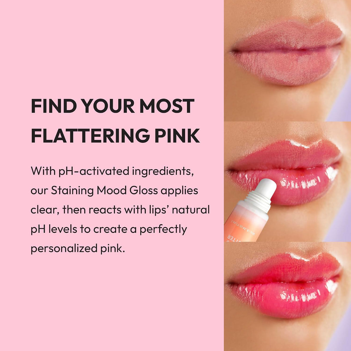 Ruby Kisses staining mood gloss tube packaging