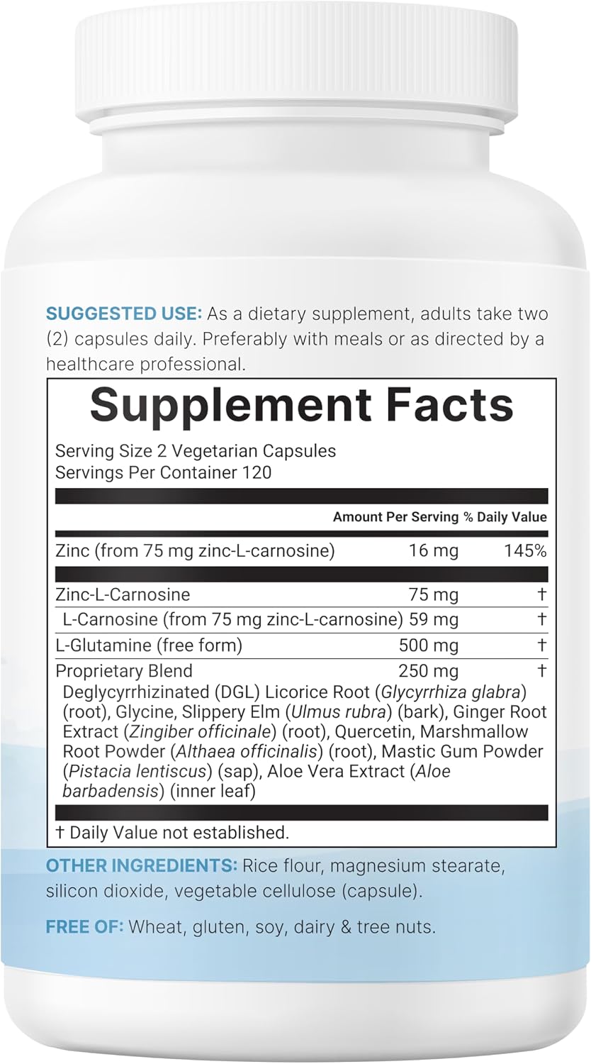 Micro Ingredients zinc carnosine quality and purity certifications